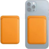 Waeyz - Porte-cartes magnétique adapté pour iPhone Magsafe - Porte-cartes portefeuille magnétique - Porte-cartes adapté pour iPhone 12/13/14/15 - Jaune