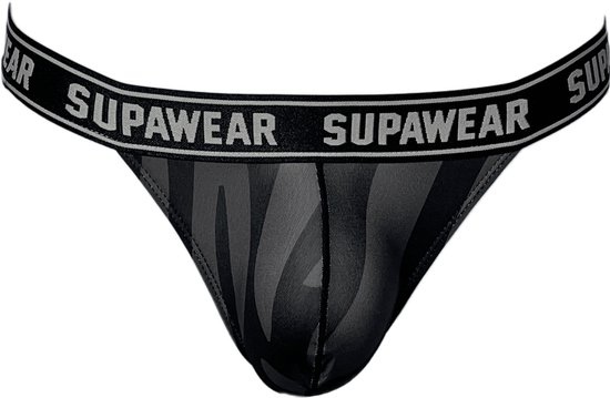 Supawear POW Jockstrap Black Beast - MAAT S - Heren Ondergoed - Jockstrap voor Man - Mannen Jock