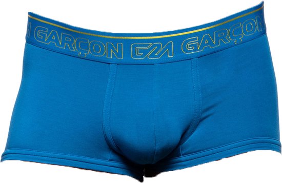 Garçon Trunk Blue - MAAT M - Heren Ondergoed - Boxershort voor Man - Mannen Boxershort