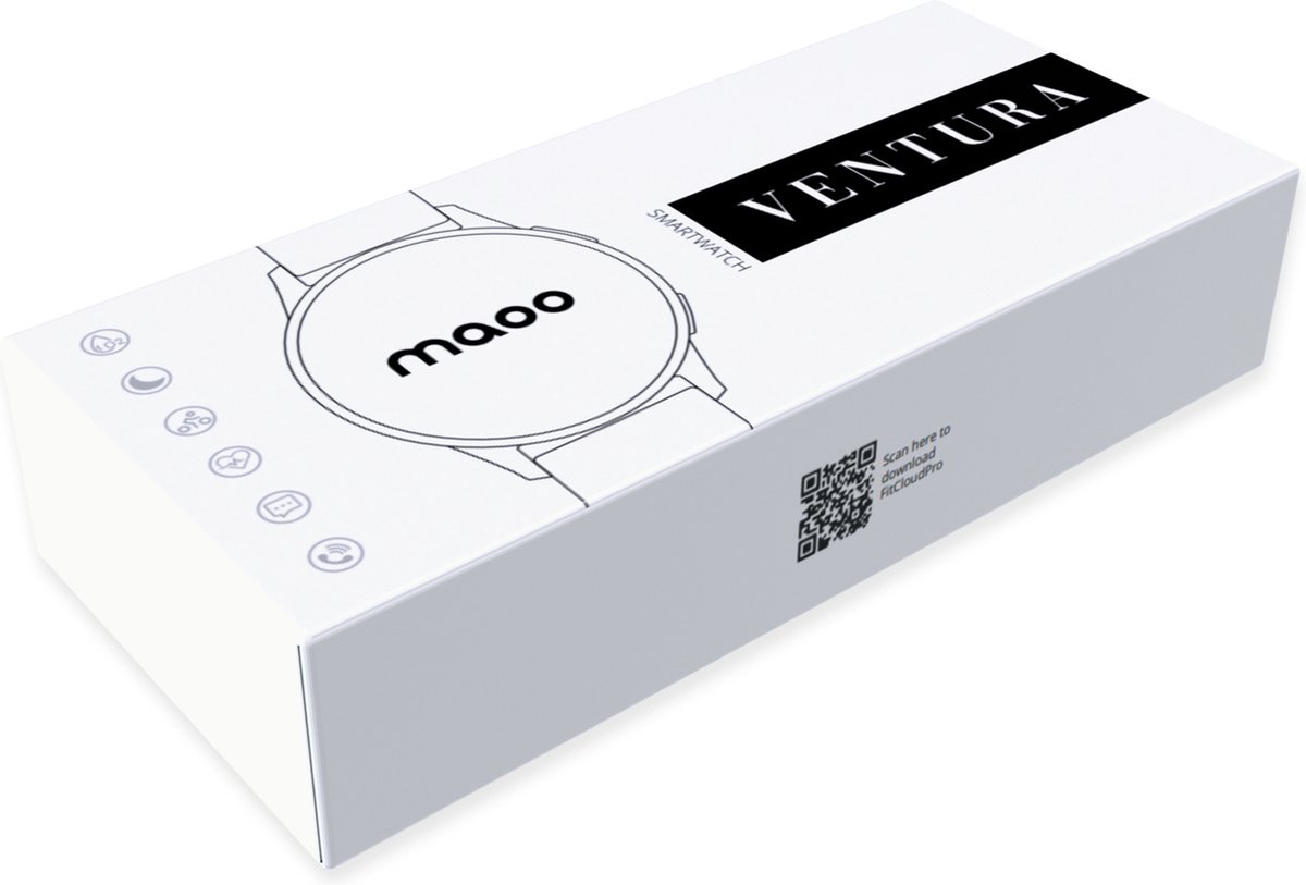 Maoo Ventura Smartwatch Dames - Stappenteller en Hartslagmeter - afbeelding 3