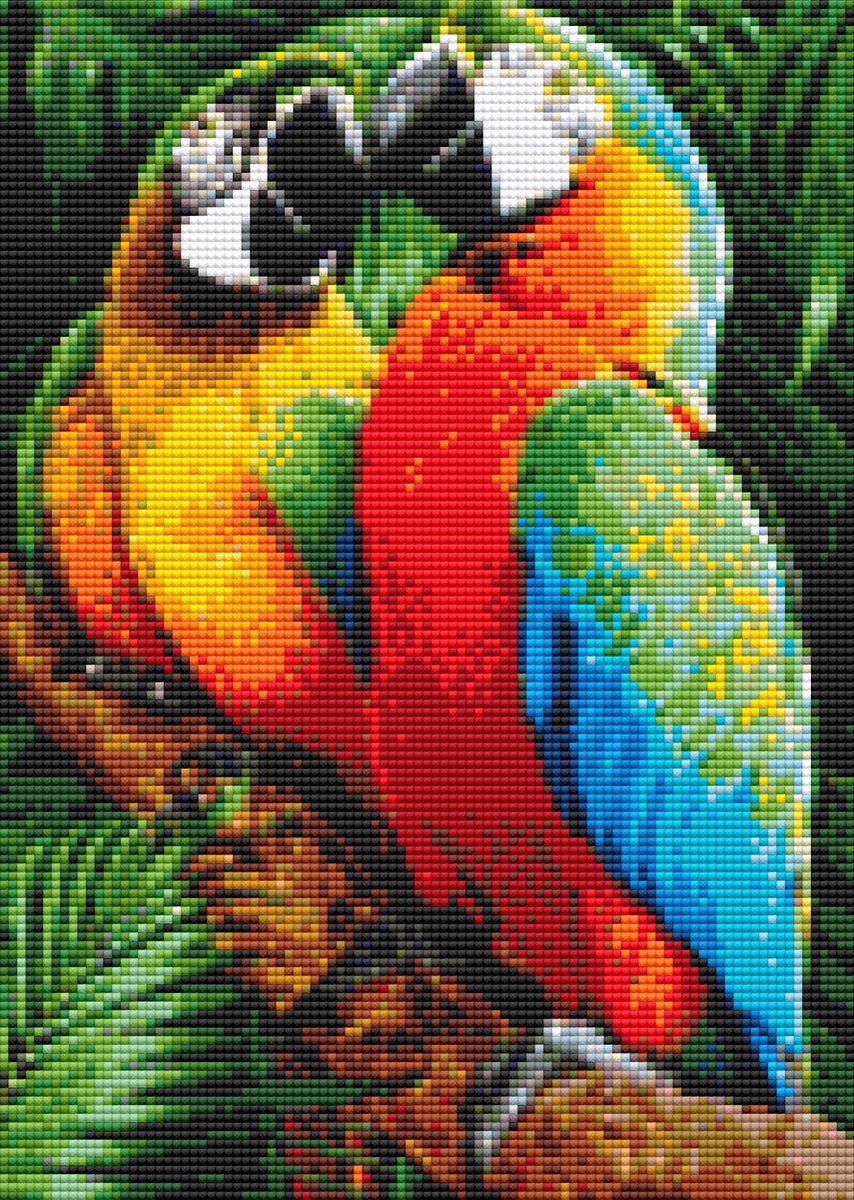 De Hobby Planeet Diamond Painting Vogel 30x40cm - Diamond Painting Volwassenen - Kinderen — afbeelding 7