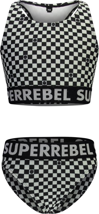 SuperRebel R401-5003 Bikini Filles - Bloc noir - Taille 14-164