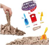 PLAY IT Kinetic Sable 3 KG Marron - Sable pour jouer Sand - Magic Sand