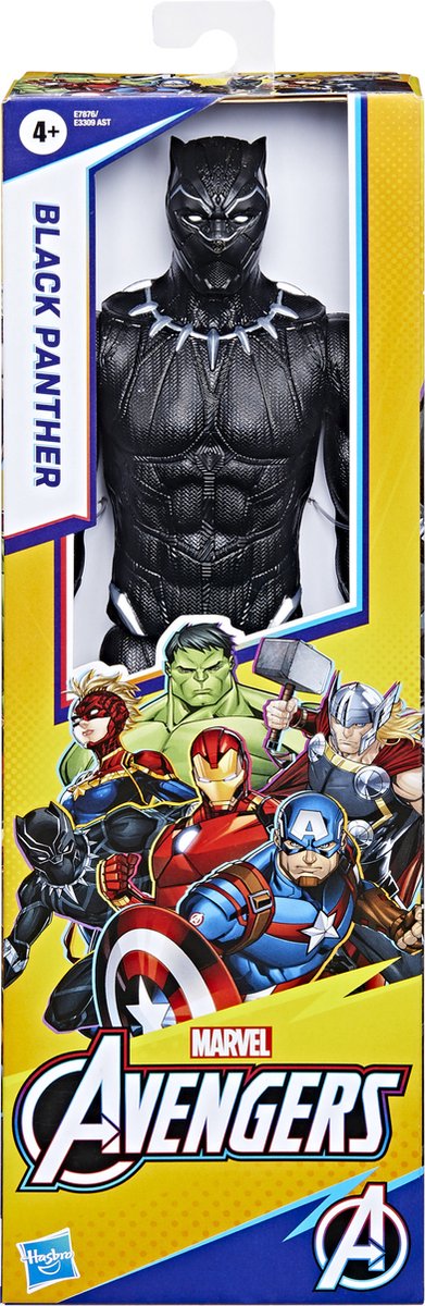 Hasbro Marvel actiefiguur Black Panther - Avengers Titan Hero 30 cm. — afbeelding 3