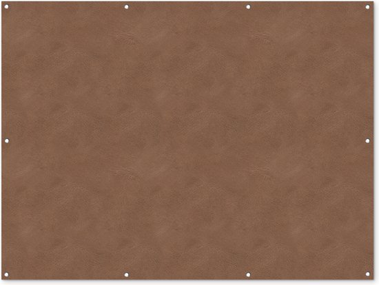 Décoration murale extérieure Cuir - Marron - Animaux - 160x120 cm - Toile de jardin - Poster extérieur