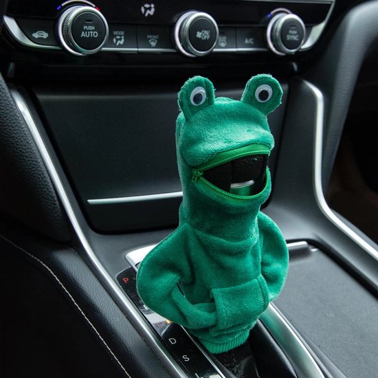 Foto: Sara shop auto accessoires beschermhoezen versnellingspook hoes interieur upgrade set pookknop auto versnellingspook hoodie groen