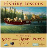 Sunsout legpuzzel 500 XXL met grote stukken Fishing Lessons