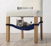 Kattenhangmat-Kat Hangmat Onder Stoel - +-5kilo - Beige - Zacht Materiaal- Dierenhangmat