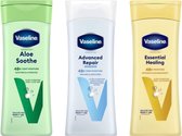 Vaseline Bodylotion - Try Out - Advanced Repair / Aloë Soothe / Essential Healing