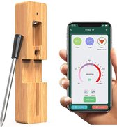 Vleesthermometer Bluetooth - Vleesthermometer Digitaal - Vleesthermometer Draadloos - Vleesthermometer Oven - Vleesthermometer met App