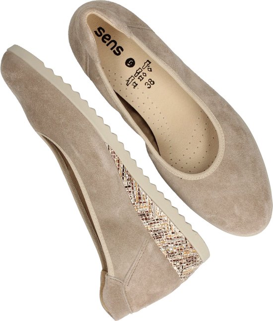 Sens Ballerina - Vrouwen - Beige/multi - Maat 40