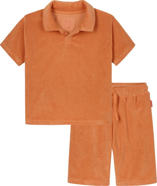 Claesen's Shortama Set Unisex Shortama - Coral - Maat 128