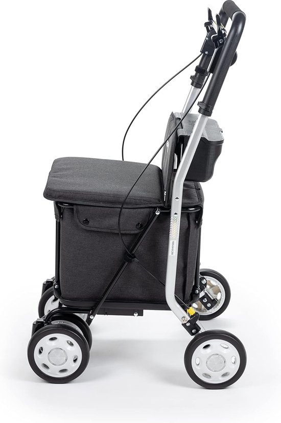 Playmarket Go Up Boodschappentrolley Jeansblauw | Lommers Lederwaren