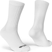 GripGrab - FastStream Aero Chaussettes de cyclisme de cyclisme d'été hautes performances Contre-la-montre - Unisexe - Wit - Taille M (44)