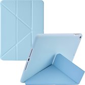 iMoshion Tablet Hoes Geschikt voor iPad 2017 (5e generatie) / iPad 6e generatie (2018) / iPad Air / iPad Air 2 - iMoshion Origami Bookcase tablet - Lichtblauw