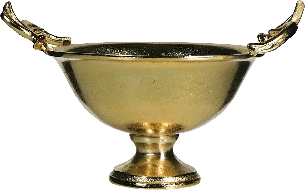 schaal gewei champagne goud medium