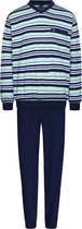Katoenen strepen pyjama Robson - Blauw - Maat - 52