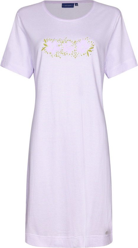 Pastunette - Blossoms - Dames Nachthemd - Paars - Katoen - Maat 36