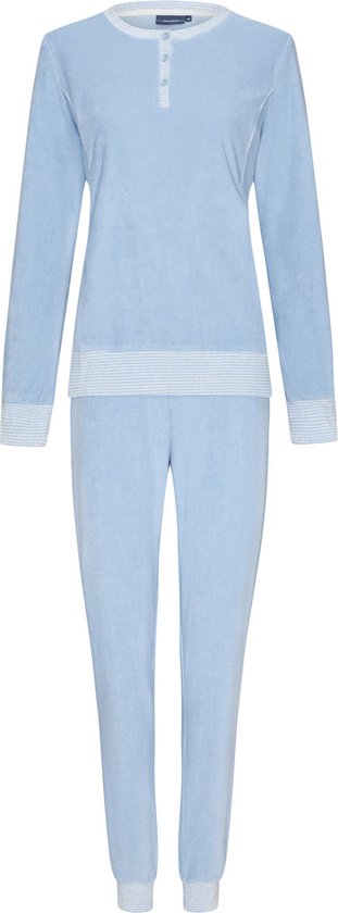 Pastunette dames pyjama Badstof - Jaimy - 44 - Blauw