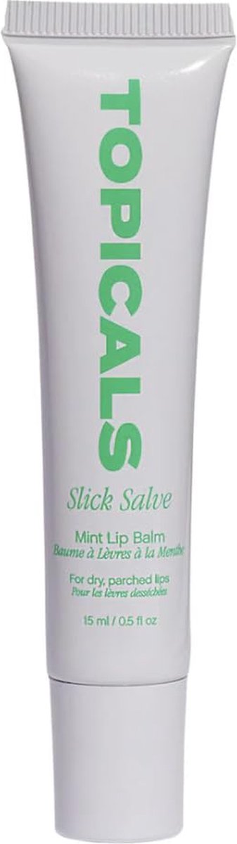 Topicals Slick Salve Glossy Lip Balm for Soothing + Hydration - 15ml - Mint Lippenbalsem