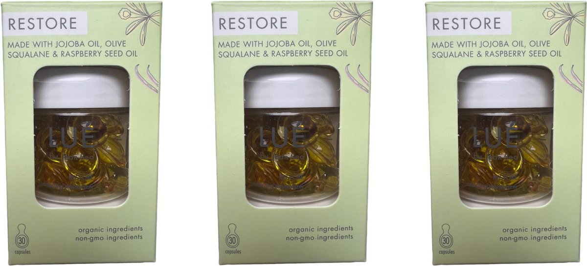 LUÉ by Jean Seo RESTORE to-go 30 capsules - 3 stuks