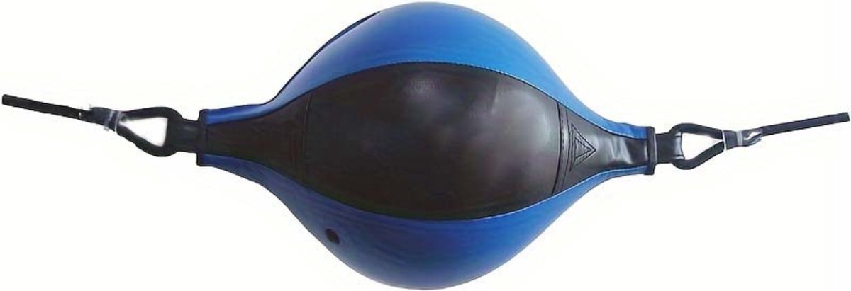 Nivard Boksbal - Punching Bag - Boxzak - Bokspaal - Bokszak Ophangsysteem - Stootzak - Kickboks Zak Volwassenen - Sport - Blauw