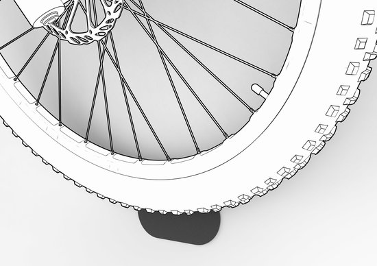 Bureaubeugel voor 19 inch componenten | 4U | zwart