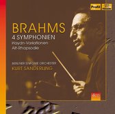 Berliner Symphonie Orchester, Kurt Sandeling - Brahms: 4 Symphonies, Alto Rhapsody (4 CD)
