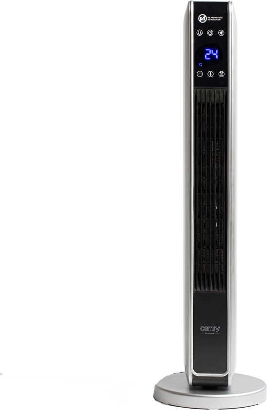Torenkachel Kolomkachel Thermoventilator 2200W Supermodern Design - Temperatuurregeling 10-49° C - Timer Afstandsbediening LCD-display - 3 JAAR GARANTIE