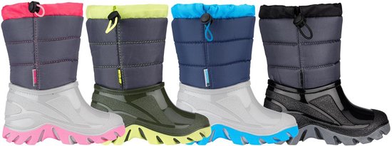 Winter-grip Snowboots Jr - Welly Walker - Zwart/Grijs - 28/29 - Winter-grip