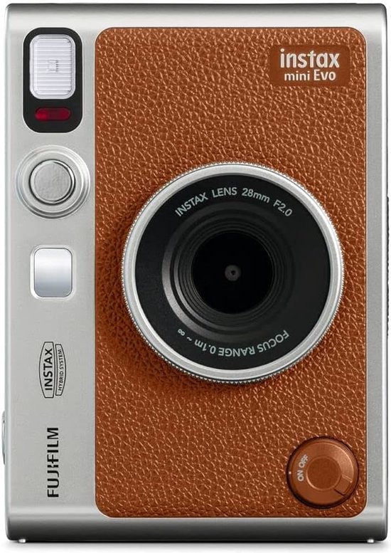 Foto: Fujifilm instax mini evo instant camera bruin