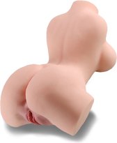Sekstorso - Seks torso - Sexpop - Masturbator voor Man - Sekspop 6KG - Half Torso 39CM - Pocket Pussy - Masturbators - Mini Sex Doll - Kunstvagina en Anus - Seksspeeltje voor Koppel