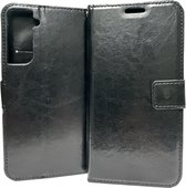 Portemonnee Book Case Hoesje Geschikt voor: Samsung Galaxy S21 - zwart
