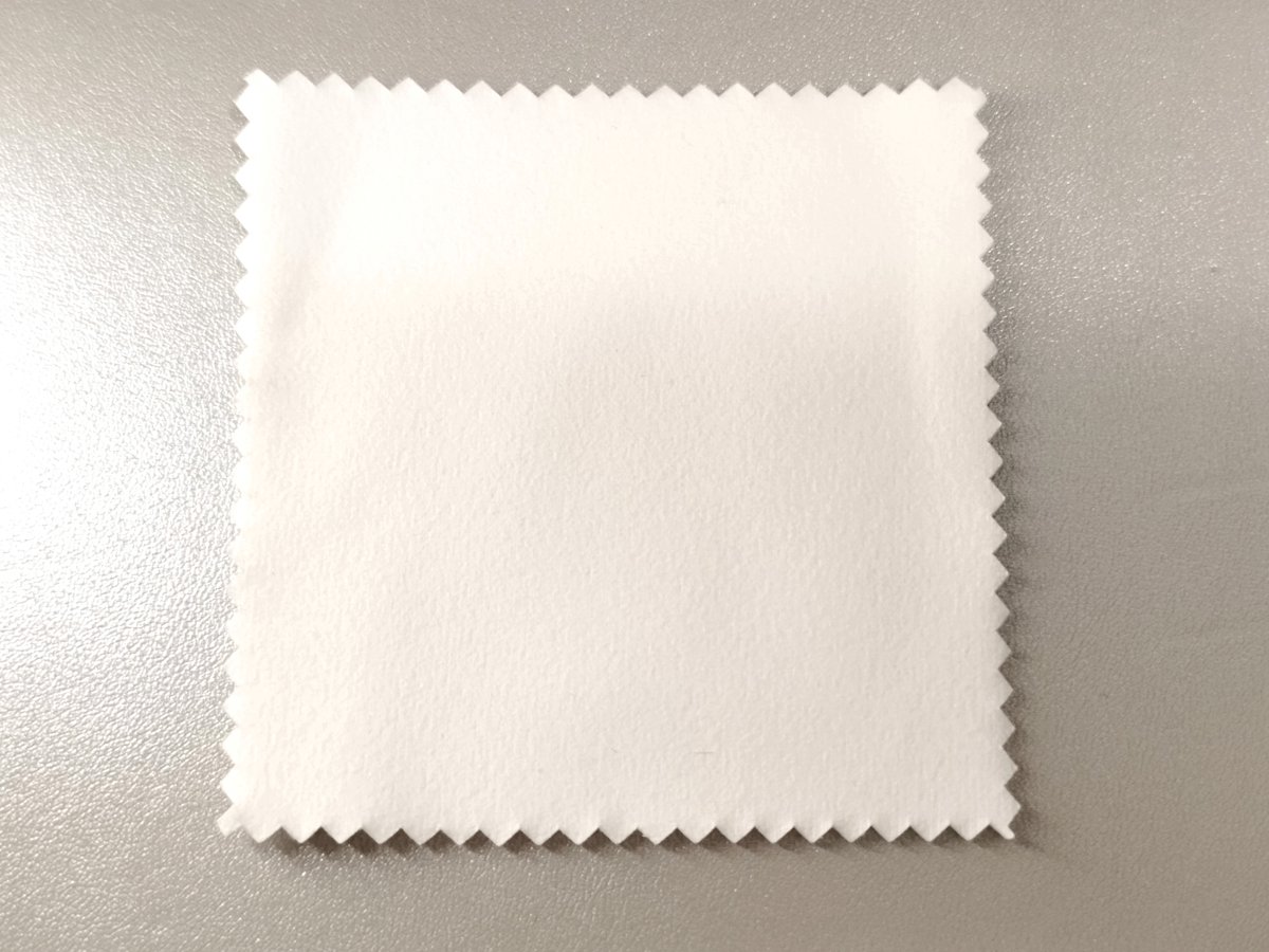 goede kwaliteit Zilver poetsdoekje - 3 stuks - kleur: wit