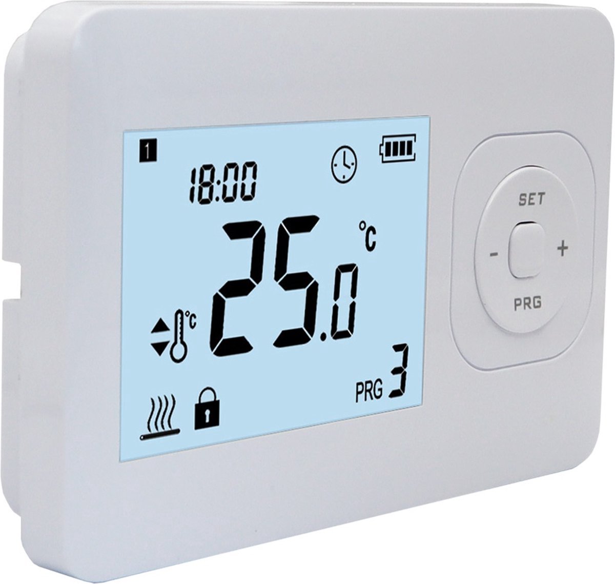 Vloerverwarming zoneregeling thermostaat QH-W klokthermostaat - Quality Heating