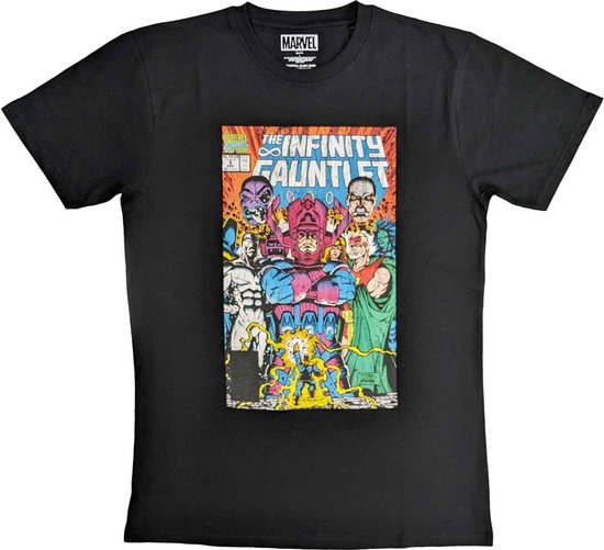 Foto: Marvel the avengers infinity gauntlet heren t shirt xl zwart