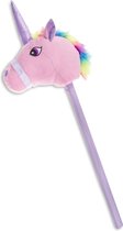 Eenhoorn Stokpaard - Speelgoed voor Kinderen - Buitenspeelgoed - Binnen Speelgoed - Roze of Paars - 1 Exemplaar per Bestelling - 80 Centimeter