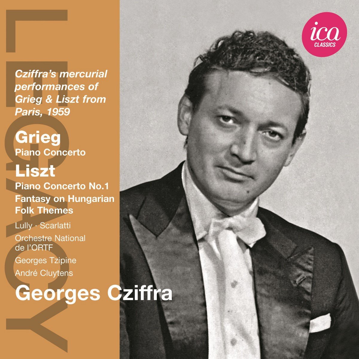 Georges Cziffra, Orchestre National De l'ORTF - Grieg & Liszt from Paris, 1959 (CD) (Remastered)