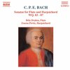 Béla Drahos & Zsuzsa Pertis - C.P.E. Bach: Sonatas For Flute And Harpsichord WQ. 83 - 87 (CD)