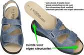 Solidus -Dames - blauw - sandalen - maat 39.5