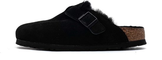 Birkenstock Boston Narrow Dames Clogs - Black - Maat 36