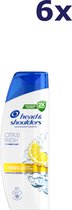 Bol.com Head & Shoulders Shampoo - Citrus Fresh Shampoo - 6 x 250 ml - Voordeelverpakking aanbieding
