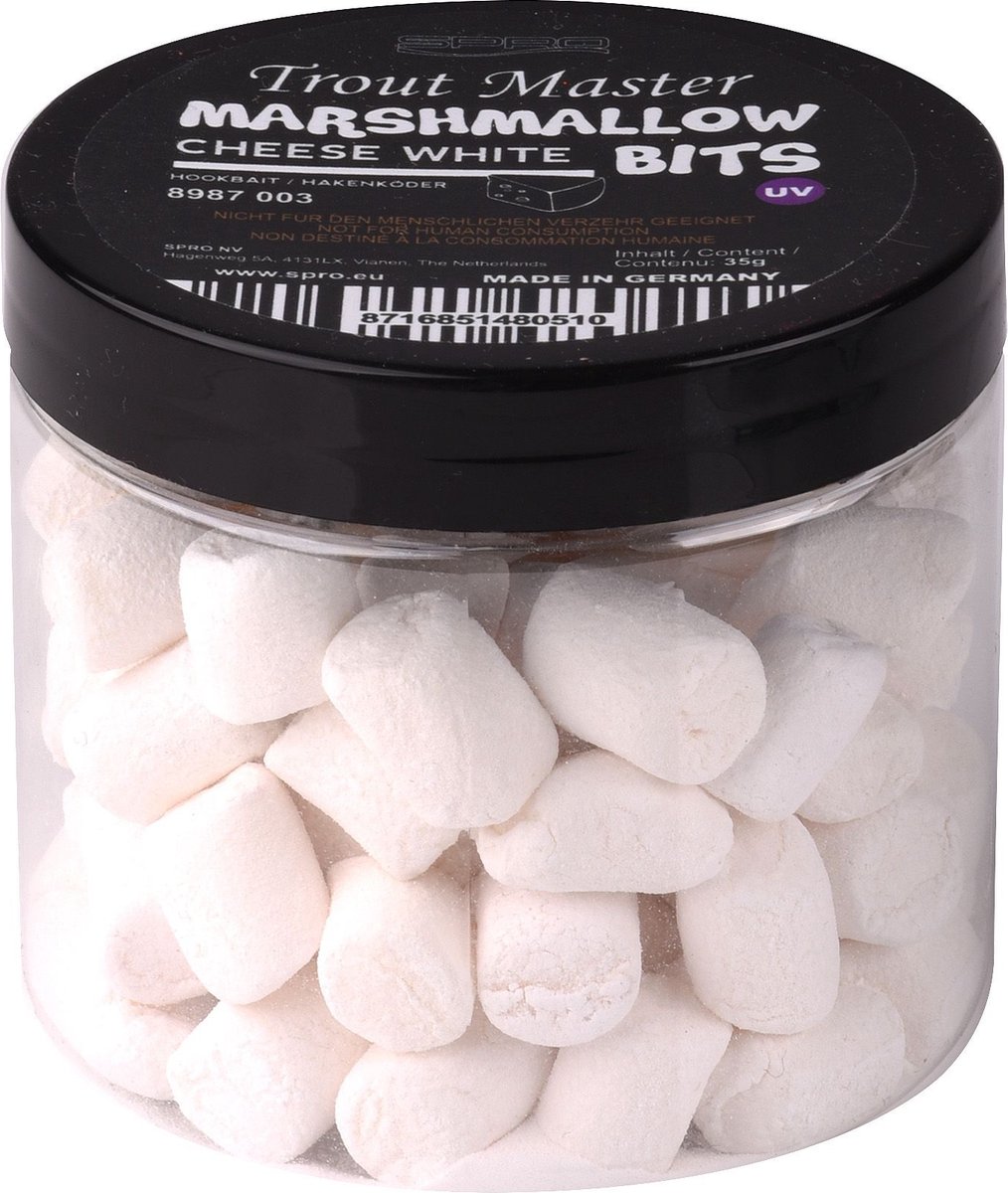 Trout Master Marshmallows (35g) - Kleur : Cheese White