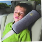 Narimano® Auto slaapkussen voor kinderen - machine wasbaar - zacht autogordelkussen, gordelbeschermer, gordelkussen, autokussen, reiskussen