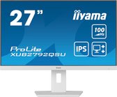 iiyama ProLite XUB2792QSU-W6 - 27 Inch - IPS - QHD - USB-hub - In hoogte verstelbaar
