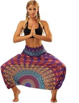 Go Go Gadget - Pantalon de Yoga - Sarouel - Mouvement Confortable - Pantalon Baggy - Blauw Multicolore
