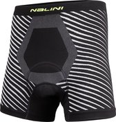 Nalini - Unisex - Fietsonderbroek met zeem - Naadloos - Zwart - NEW SEAMLESS PANT - XXL