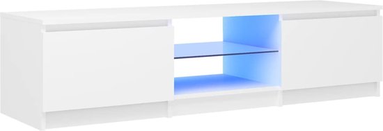 VidaXL Tv-meubel met LED-verlichting