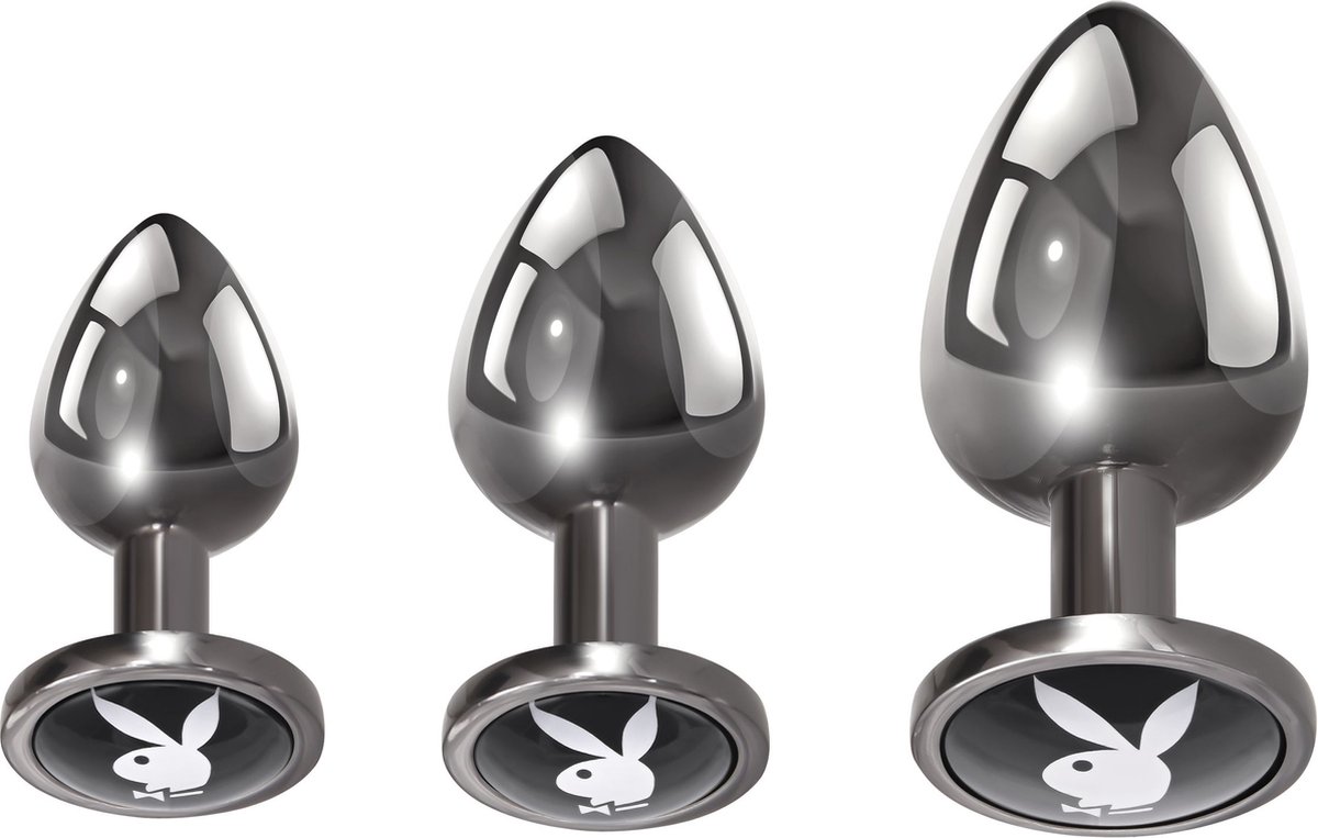 Playboy Pleasure - Pleasure 3 Ways Anal Plug Set