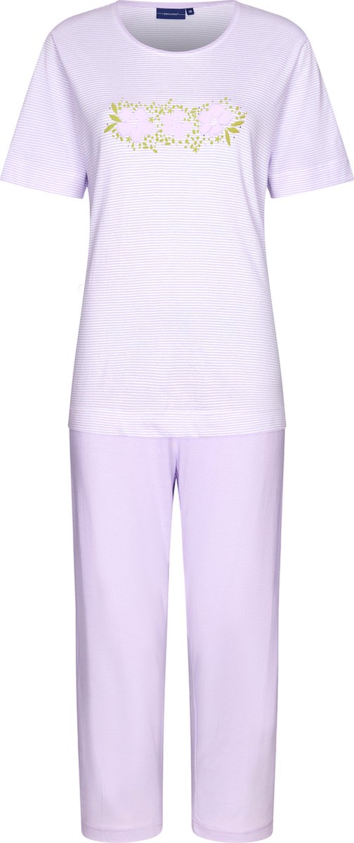 Pastunette Blossoms - Dames Pyjamaset - Paars - Katoen
